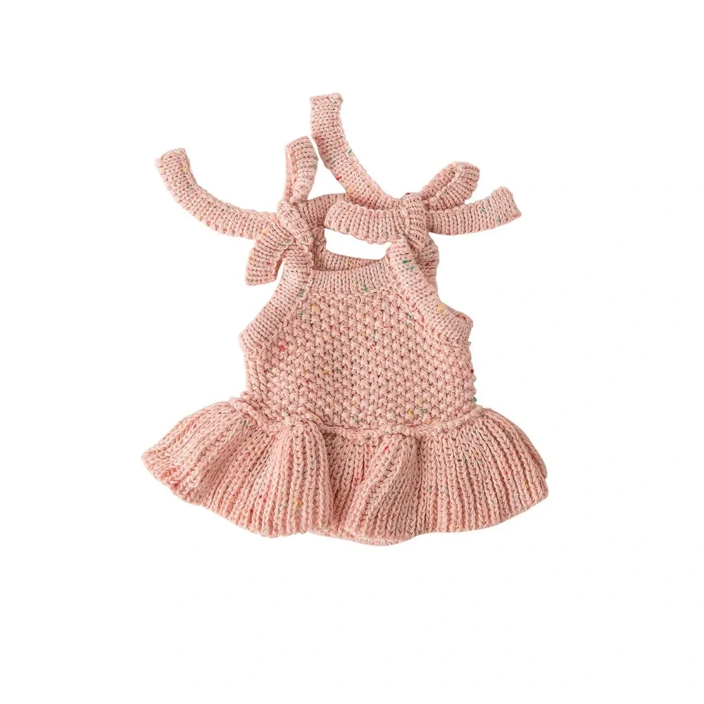 Pink Knitted Doll Dress (only 1 romper)